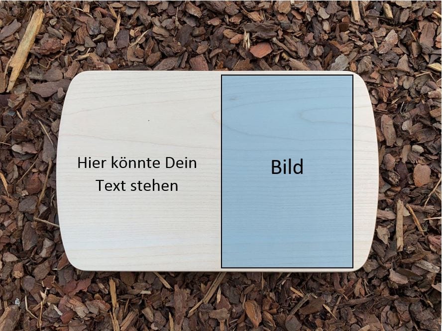 Holzgravur auf Schneidebrettchen, detailreiche Lasergravur. Als personalisiertes Geschenk, für die Küche oder als Dekoration, hergestellt von Laserart Kevin Langer in Lübbecke.