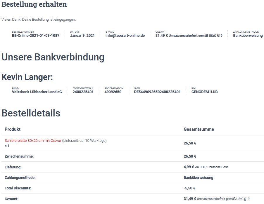 18=Laserart Kevin Langer in Lübbecke, hochwertiger Grußkarte mit Gravur bestellen, schnelle Lieferung, sichere Bezahlung.